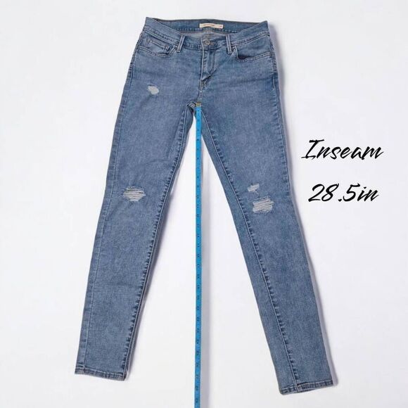 Levi's 710 Super Skinny Discontinued style Jeans(A068)-Size 28 for Women - Picture 7 of 9